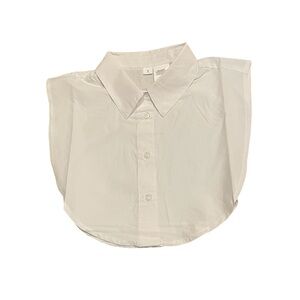 Classic White Blouse Detachable Collar Dickey Faux Collar